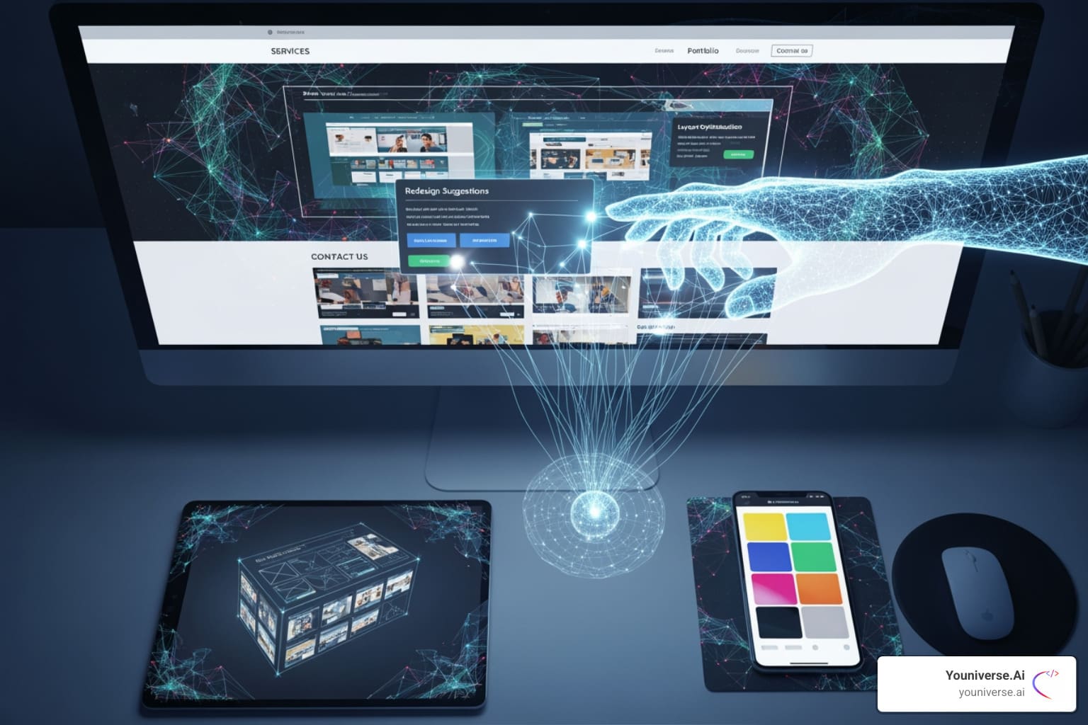 AI for website redesign