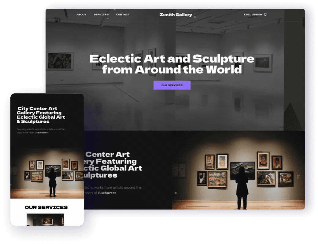 website screenshot